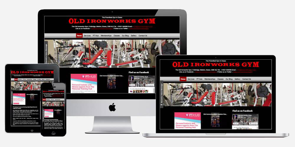 Web Design - Old Ironworks Gym