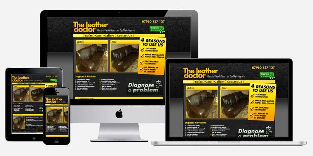 Web Design - The Leather Doctor